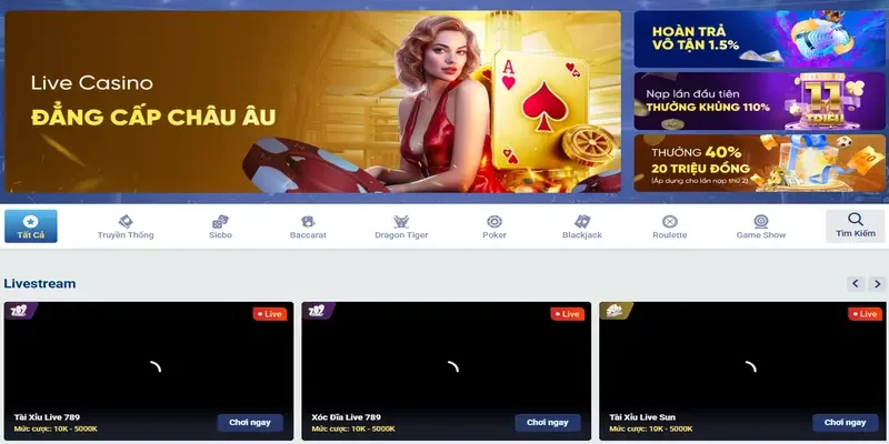 Tr&ograve; chơi casino trực tuyến tại Sky88&nbsp;
